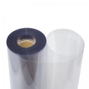 100 Mikron steifer transparenter PVC-Plastikfilm in der Rolle für den Druck