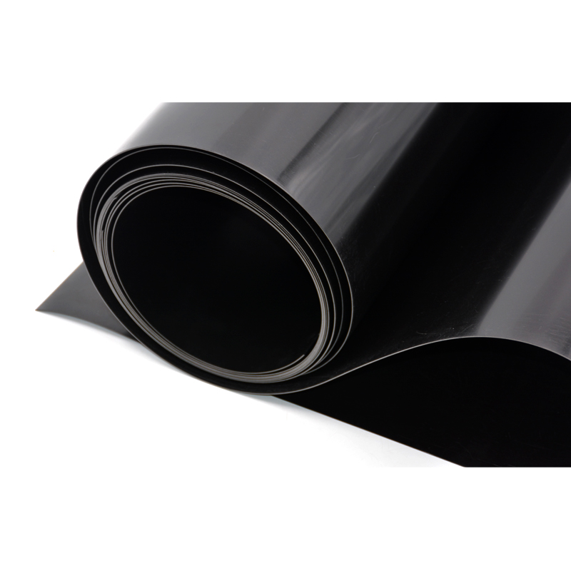 0.3mm Schwarz Farbe Vinyl Film Kunststoff Spiegel Reflektierende Mylar Film PP Blatt In Rolle