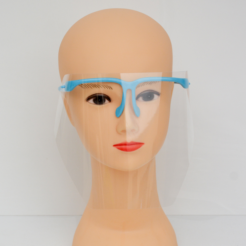 Einweg-Sicherheitsschutz Transparenter Anti-Öl-Gesichtsschutz mit Brille