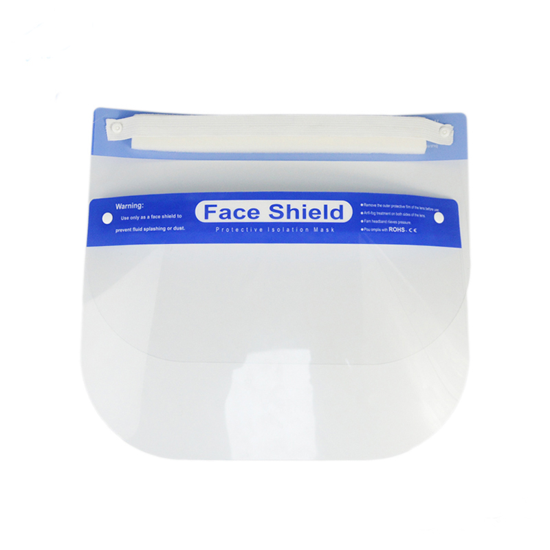 2021 Large Lens Transparent Anti Fog Protective Bubble Face Shield with Elastic Headband