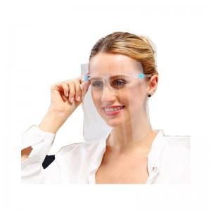 Wiederverwendbare Anti-Fog-Gesichtsschutzbrille Protector Facial Faceshield Face Plastic Shield mit Brille
