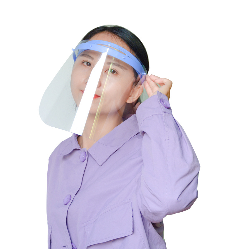 Benutzerdefinierte Anti Splash abnehmbare Dental Visier Clear verstellbare Gesichtsschutz zum Verkauf