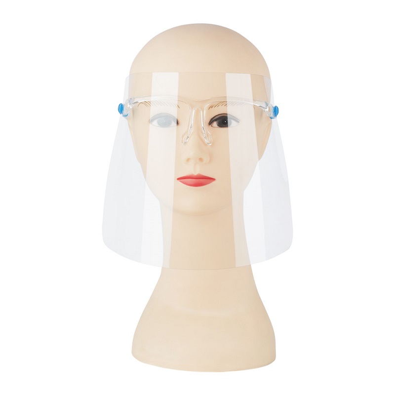 China Großhandel Sicherheitsausrüstung Kundenspezifische Kunststoff-Gesichtsschutzgläser